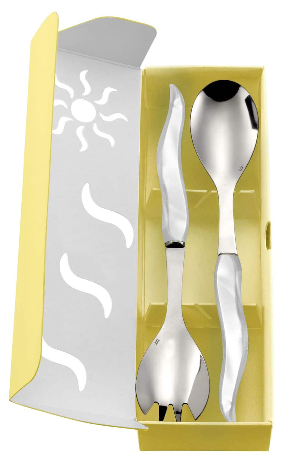 Couvert à Salade Et Louche Lagostina - Inox 18/10, Garantie 25 Ans